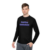 Unisex Lightweight Long Sleeve Tee, activewear, everydaywear, moisture-wicking, ultraviolet protection, (Destiny Maximized)