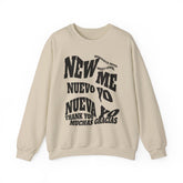 Unisex Heavy Blend™ Crewneck Sweatshirt, good design concept, New Me, Nuevo Yo, Nueva Yo
