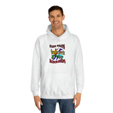 Optimum Quality Design Unisex College Hoodie, Choice colors, Fast Beats Dictate Fast Dance.