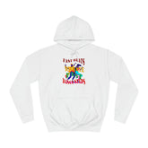 Optimum Quality Design Unisex College Hoodie, Choice colors, Fast Beats Dictate Fast Dance.