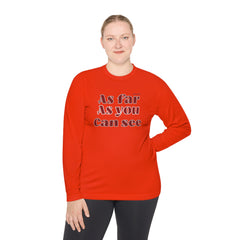 Unisex Lightweight Long Sleeve Tee(As Far As You Can See)