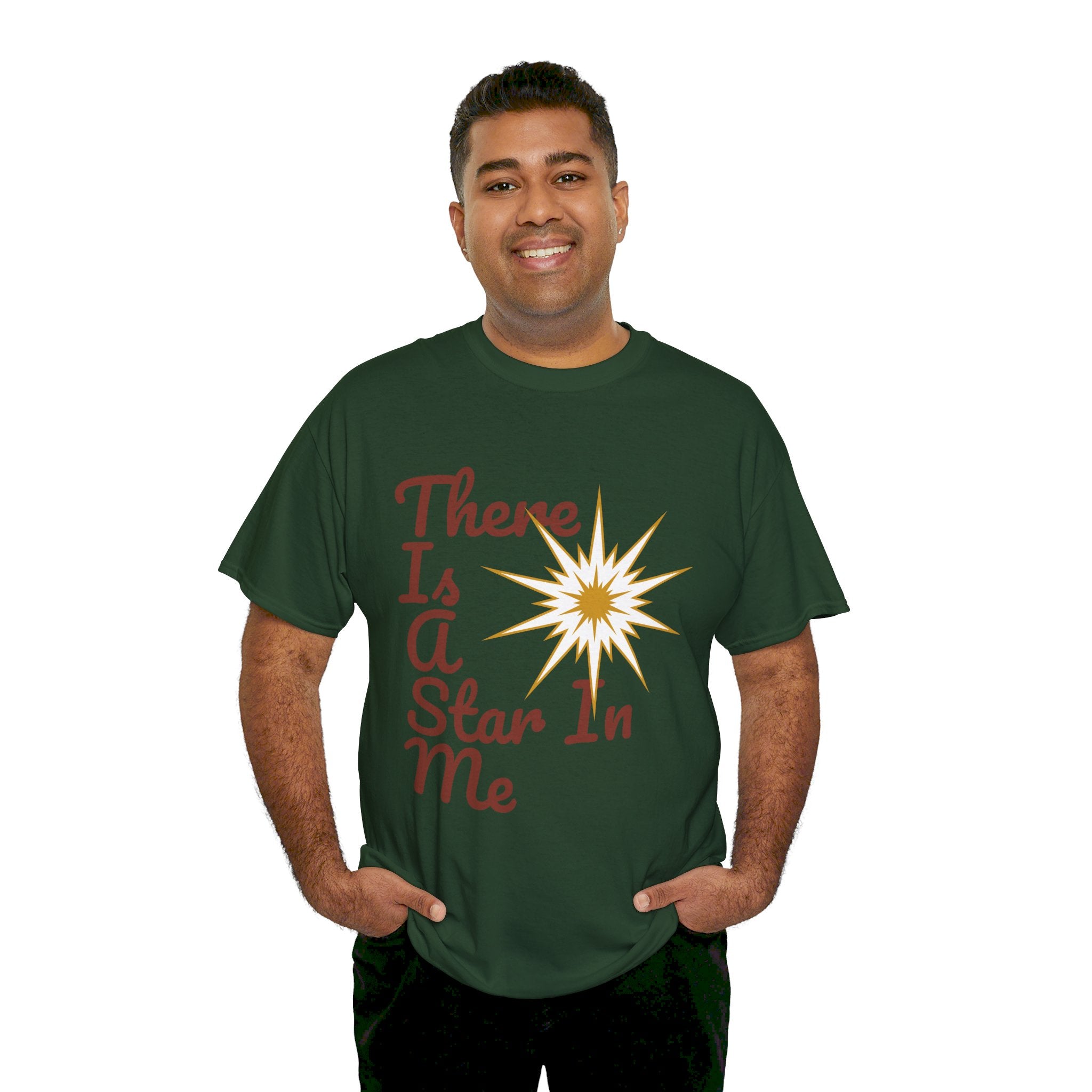 Star Unisex Heavy Cotton Tee  (There Is A Star In Me)