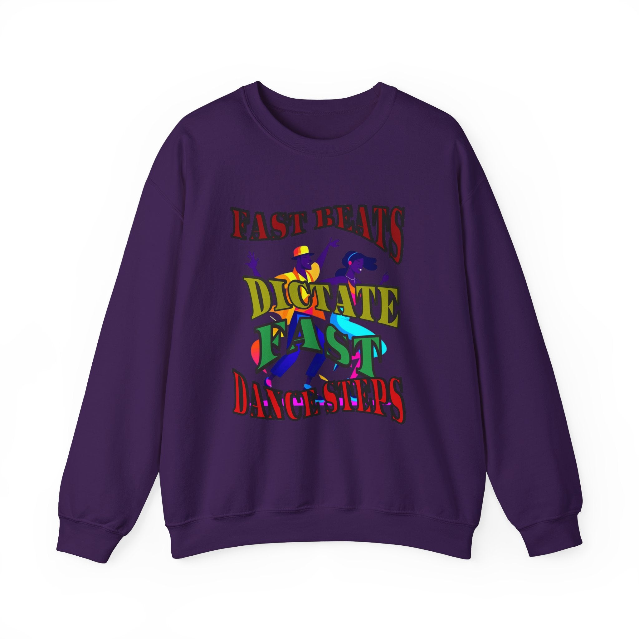 Clean-Cut Syle Unisex Heavy Blend™ Crewneck Sweatshirt (Fast Beats Dictate Fast Dance  Steps)