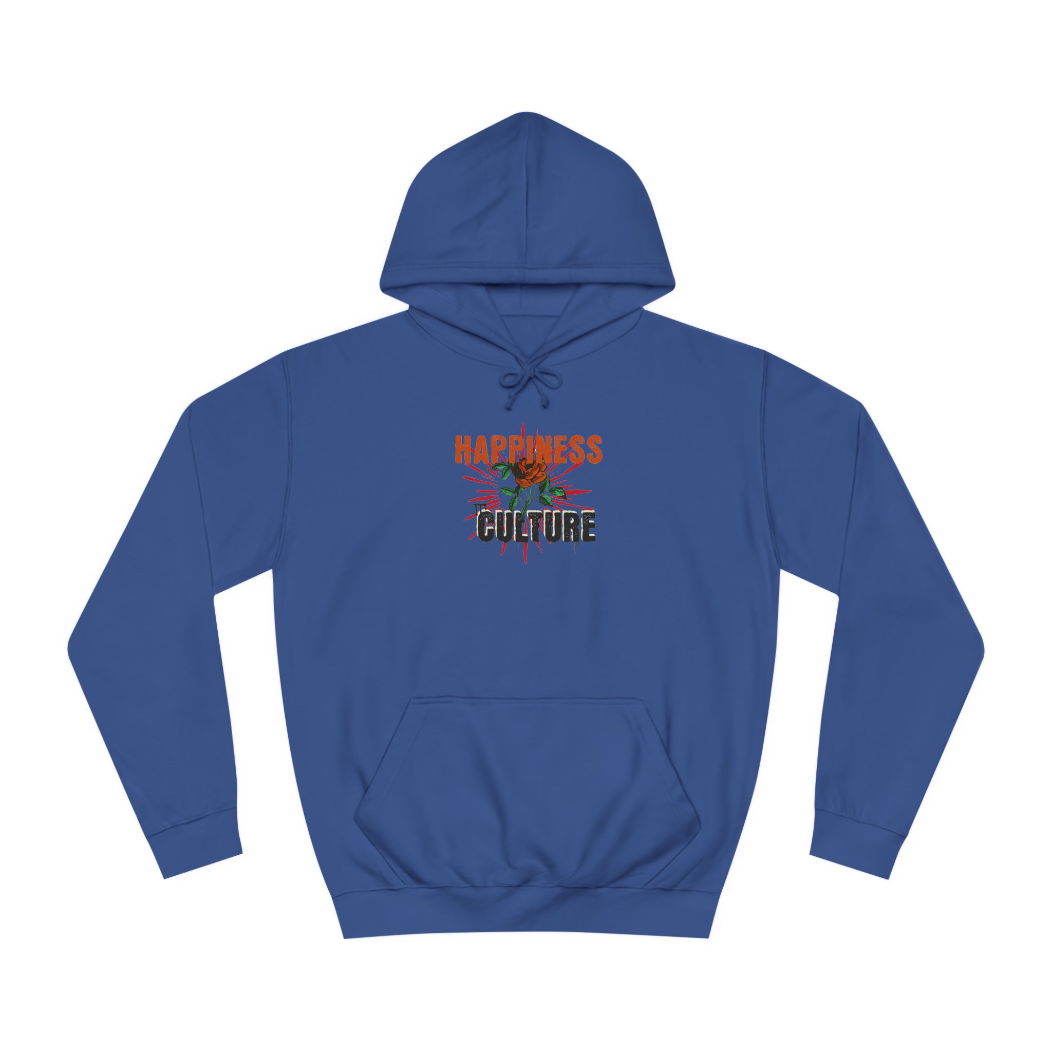 Unisex College Hoodie, Excellent Design, Happiness Culture