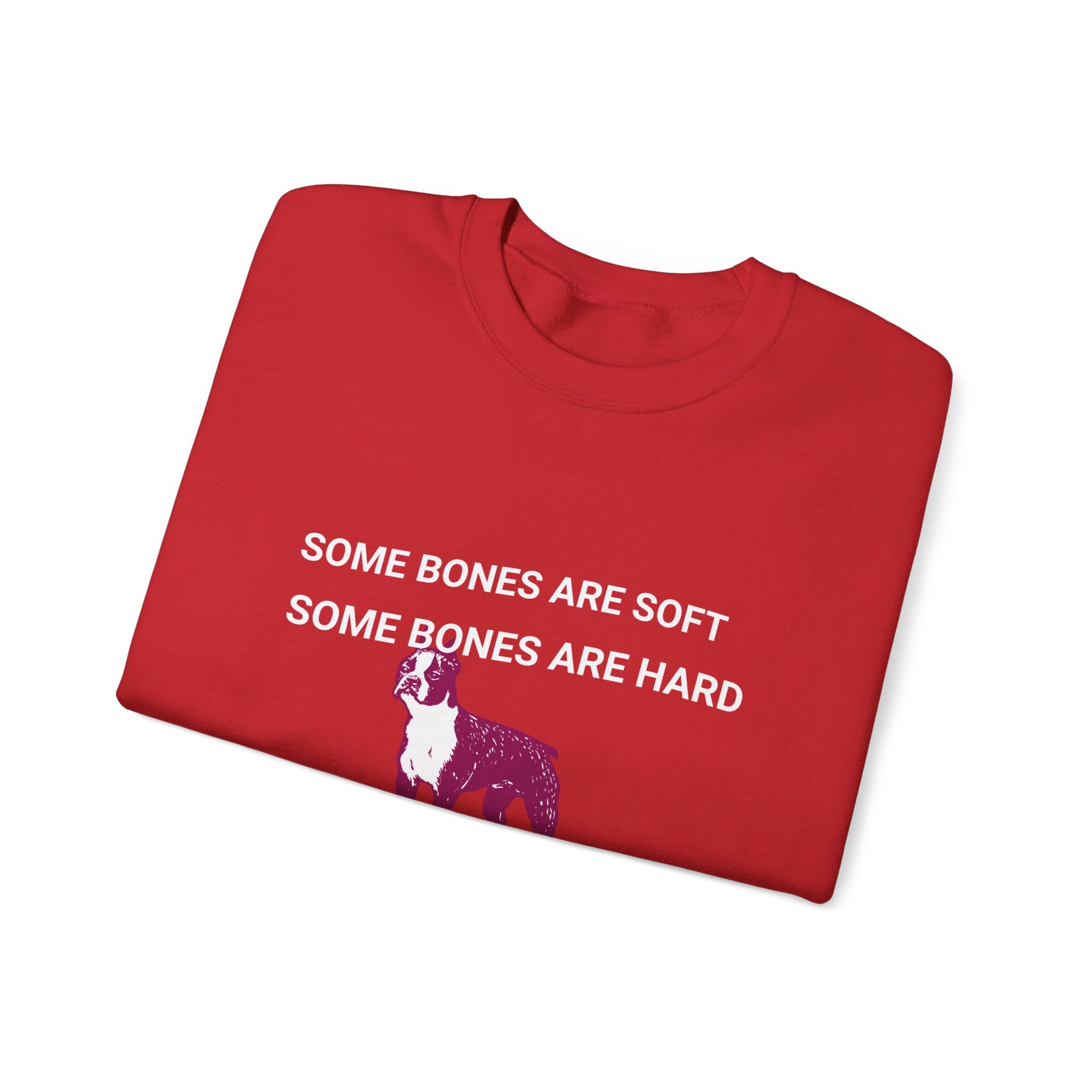 Unisex Heavy Blend™ Crewneck Sweatshirt, Some Bones Are Soft, Some Bones Are Hard......Ask My Dog