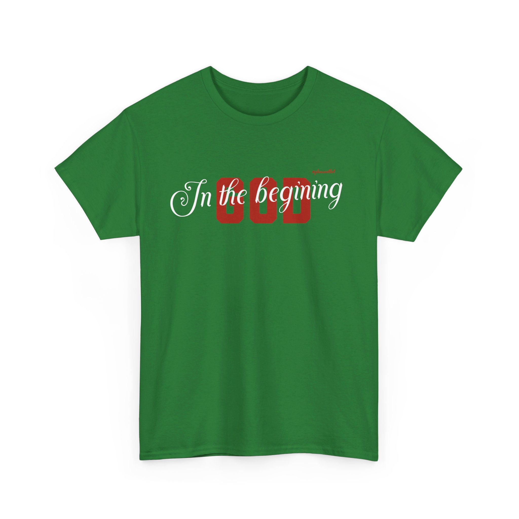 Unisex Heavy Cotton Tee (In The Begining, God)