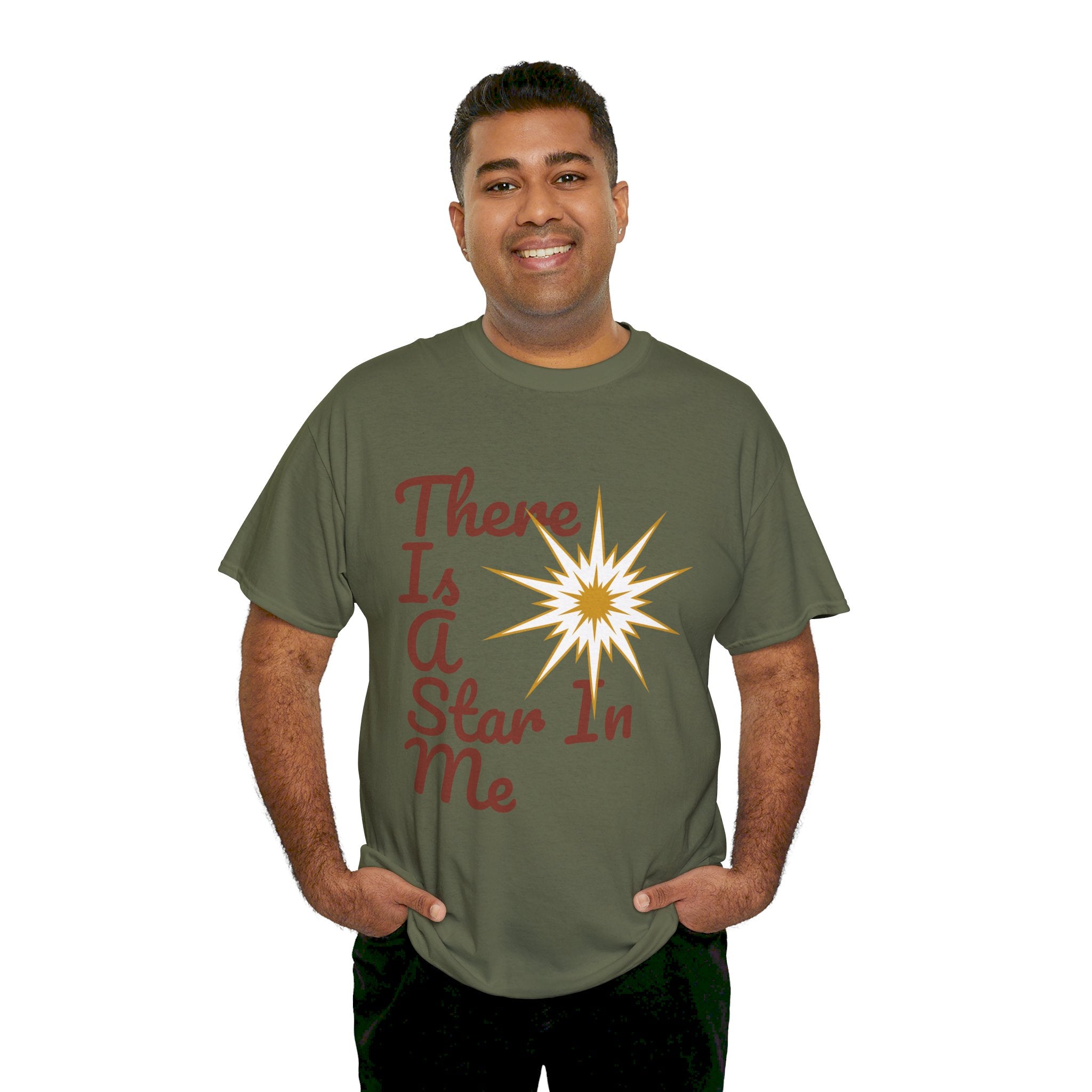 Star Unisex Heavy Cotton Tee  (There Is A Star In Me)
