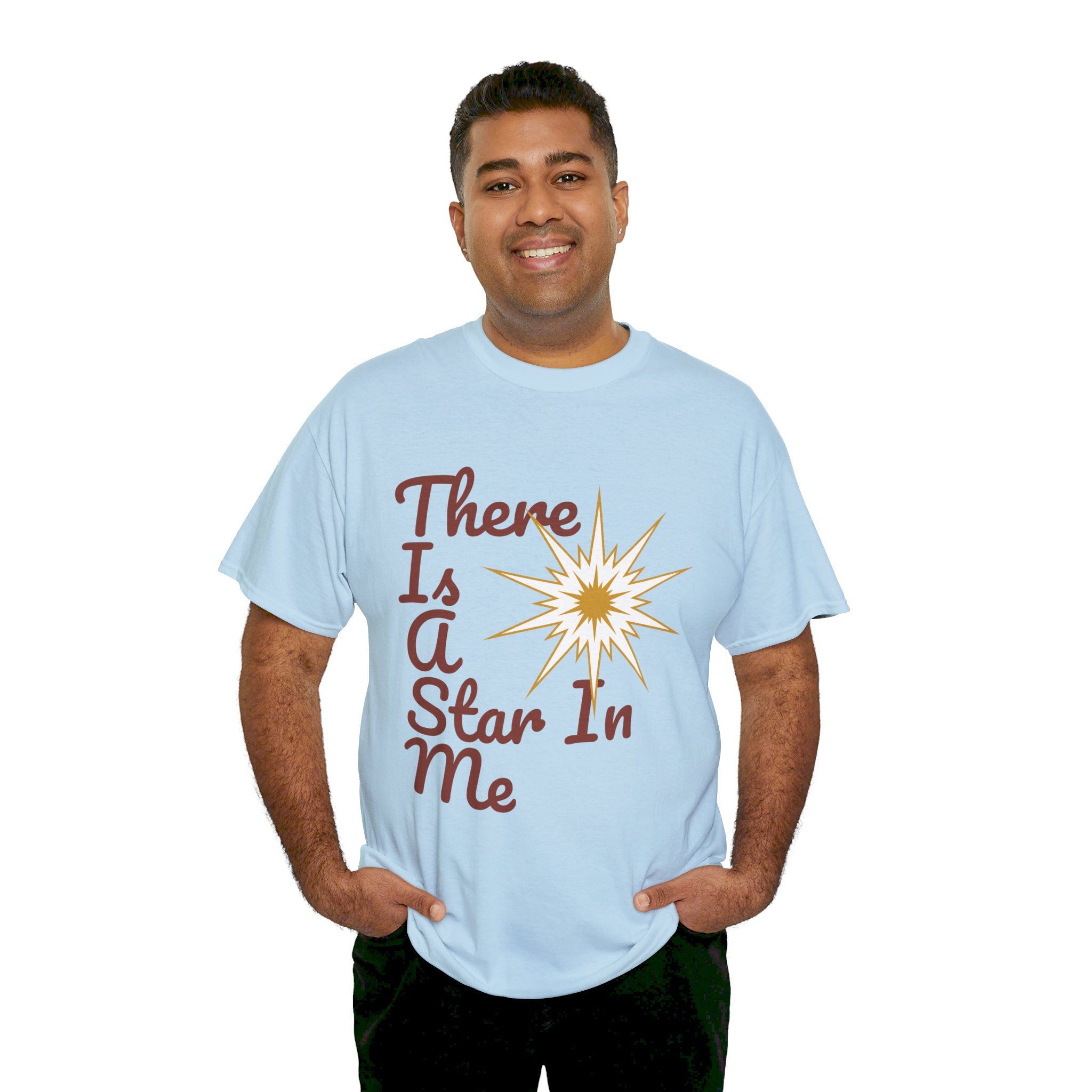 Star Unisex Heavy Cotton Tee  (There Is A Star In Me)