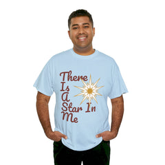 Star Unisex Heavy Cotton Tee  (There Is A Star In Me)