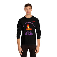 Comfy Goal Unisex Classic Long Sleeve T-Shirt (Keep The Flame Our Love Forever)