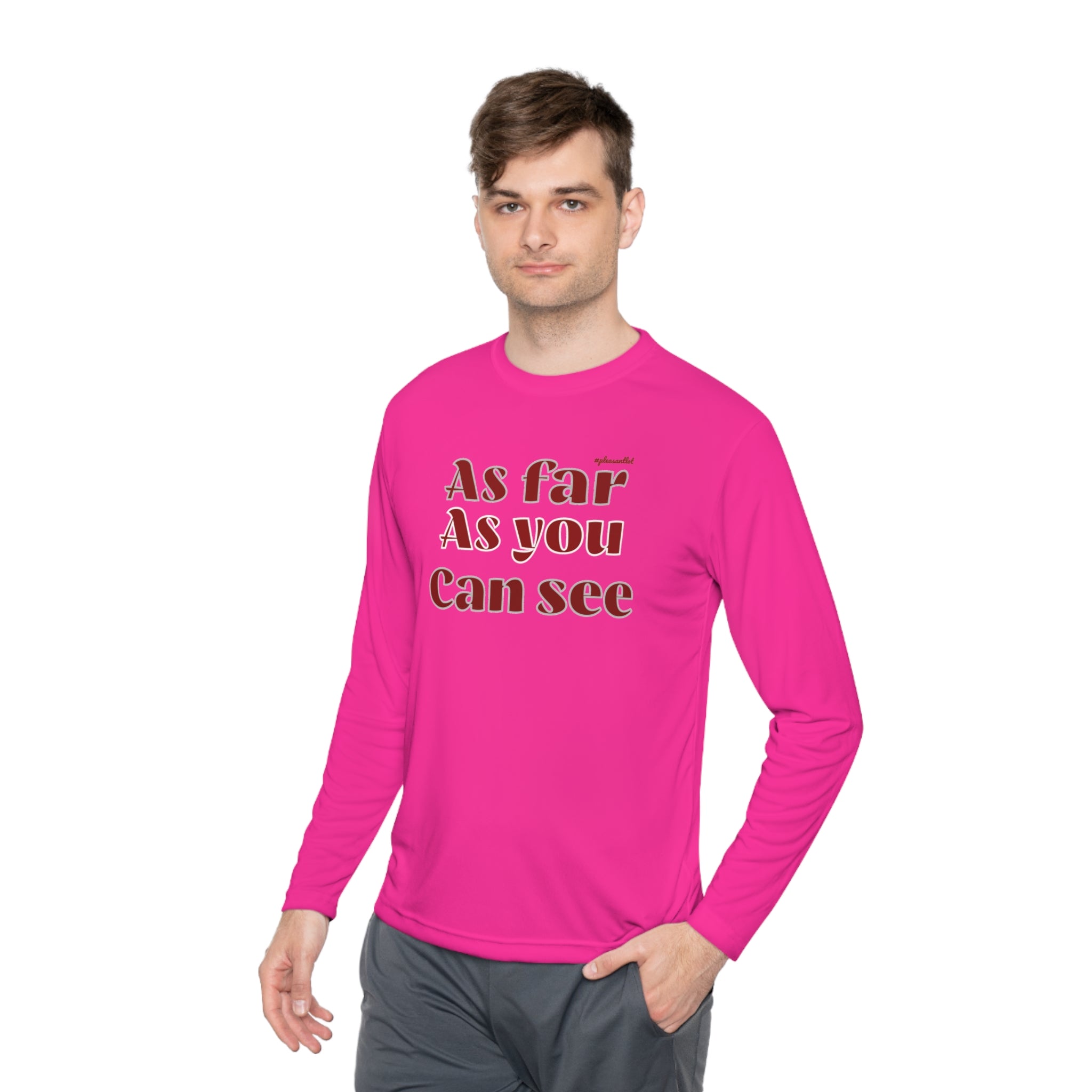 Unisex Lightweight Long Sleeve Tee(As Far As You Can See)