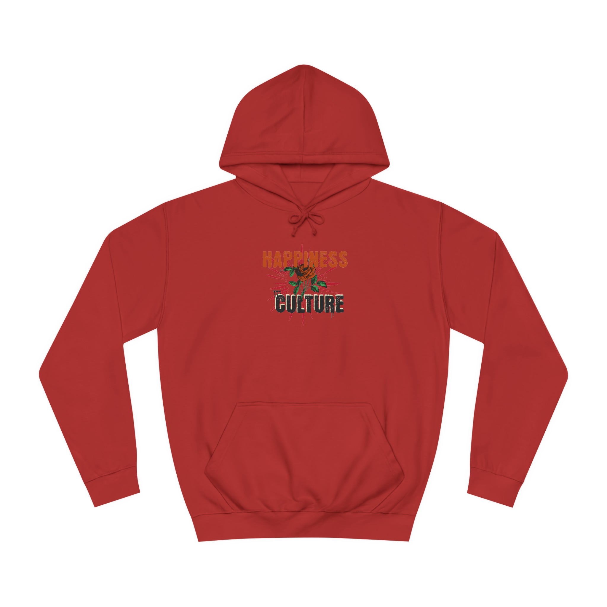 Unisex College Hoodie, Excellent Design, Happiness Culture