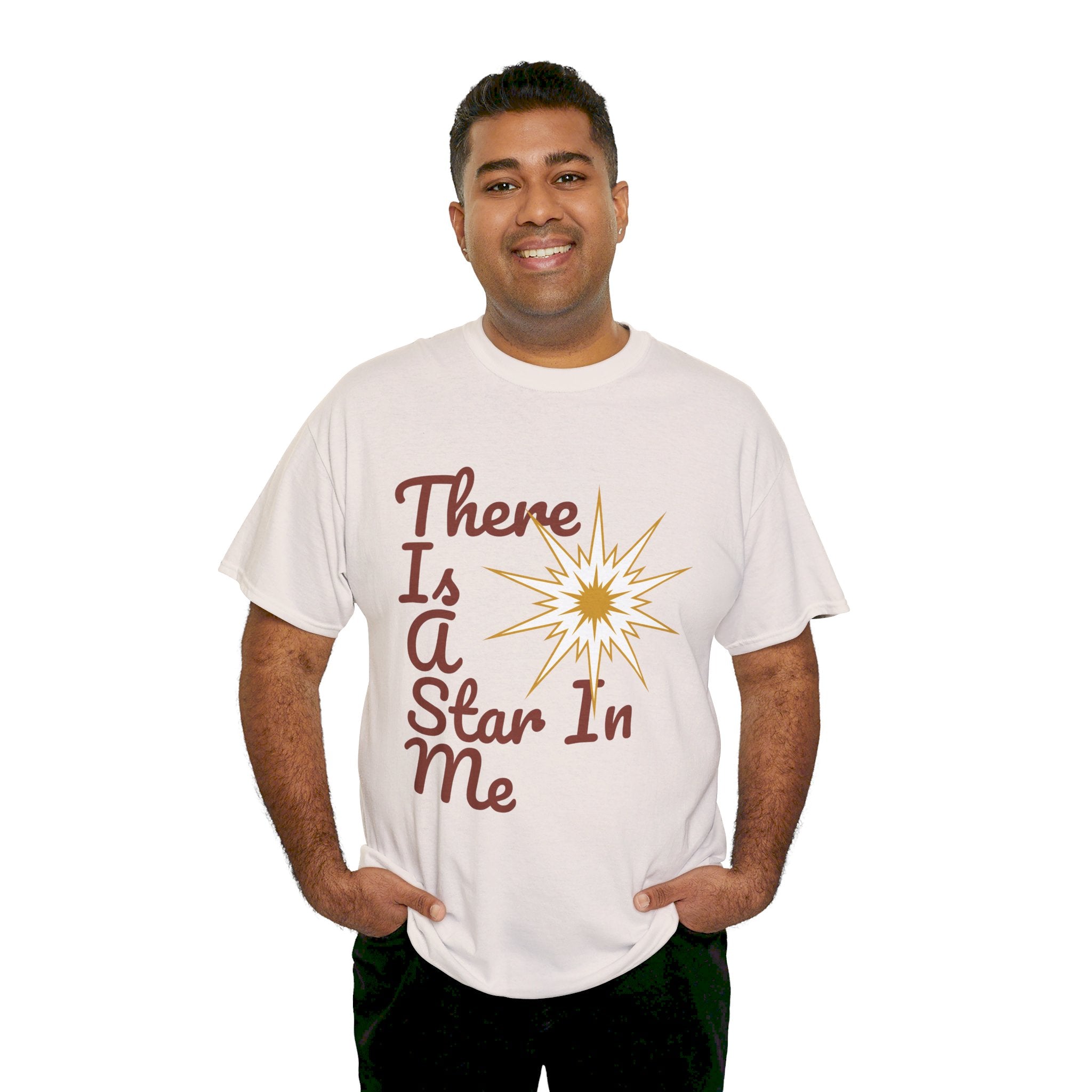 Star Unisex Heavy Cotton Tee  (There Is A Star In Me)