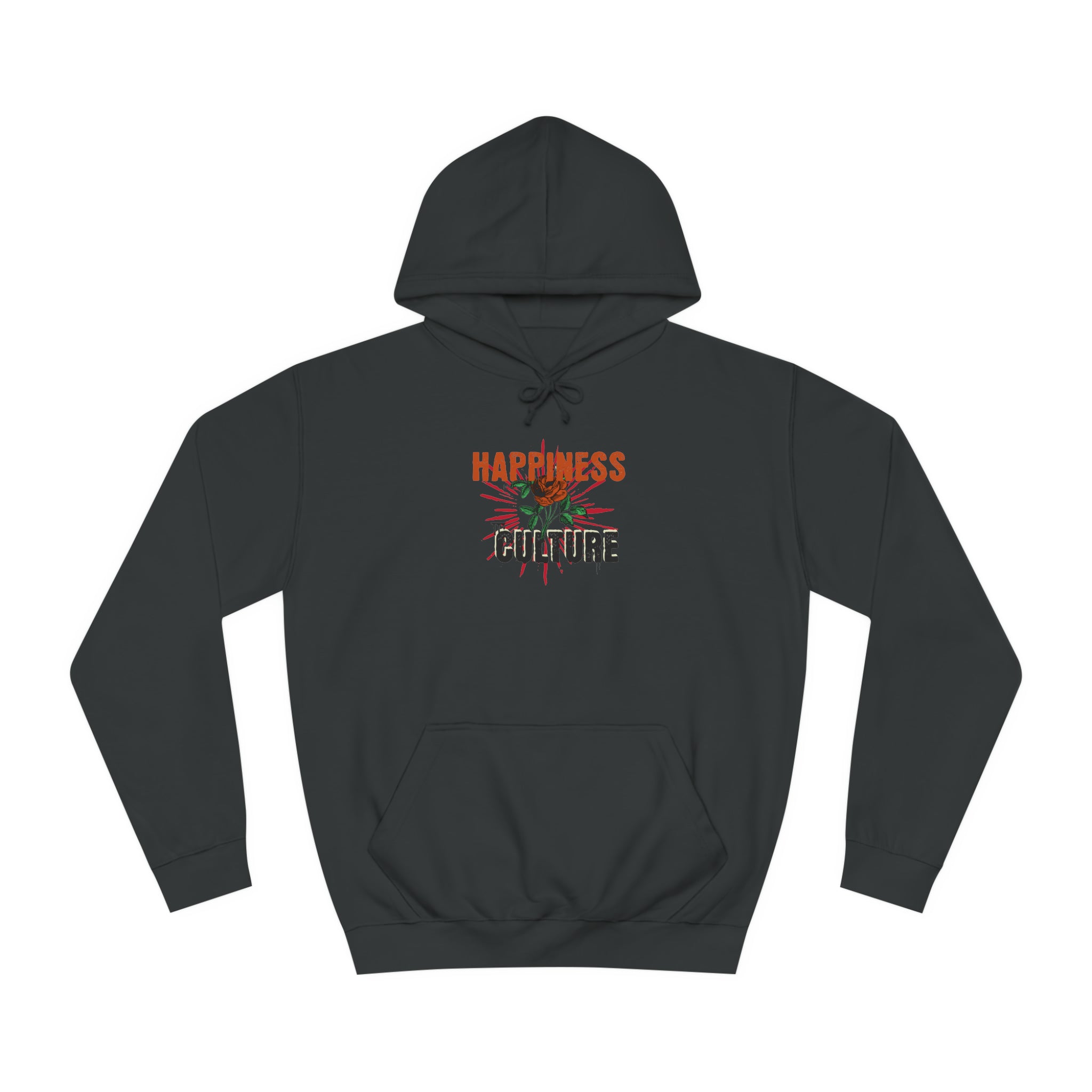 Unisex College Hoodie, Excellent Design, Happiness Culture