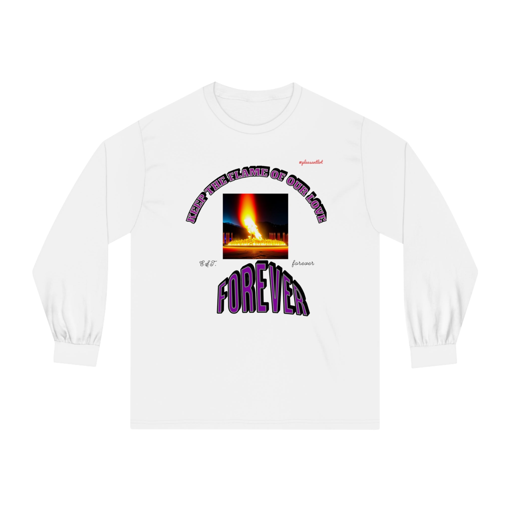 Comfy Goal Unisex Classic Long Sleeve T-Shirt (Keep The Flame Our Love Forever)