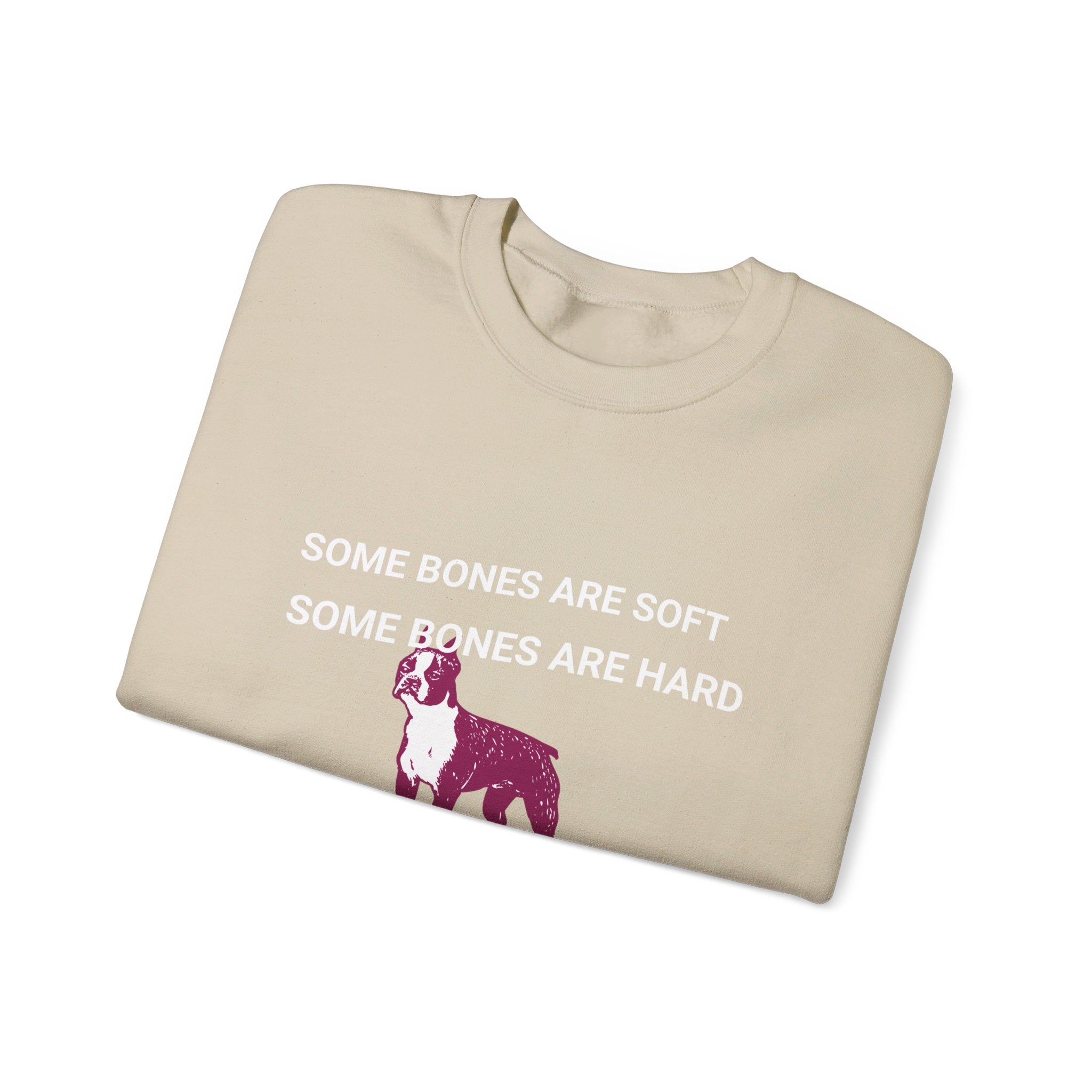 Unisex Heavy Blend™ Crewneck Sweatshirt, Some Bones Are Soft, Some Bones Are Hard......Ask My Dog