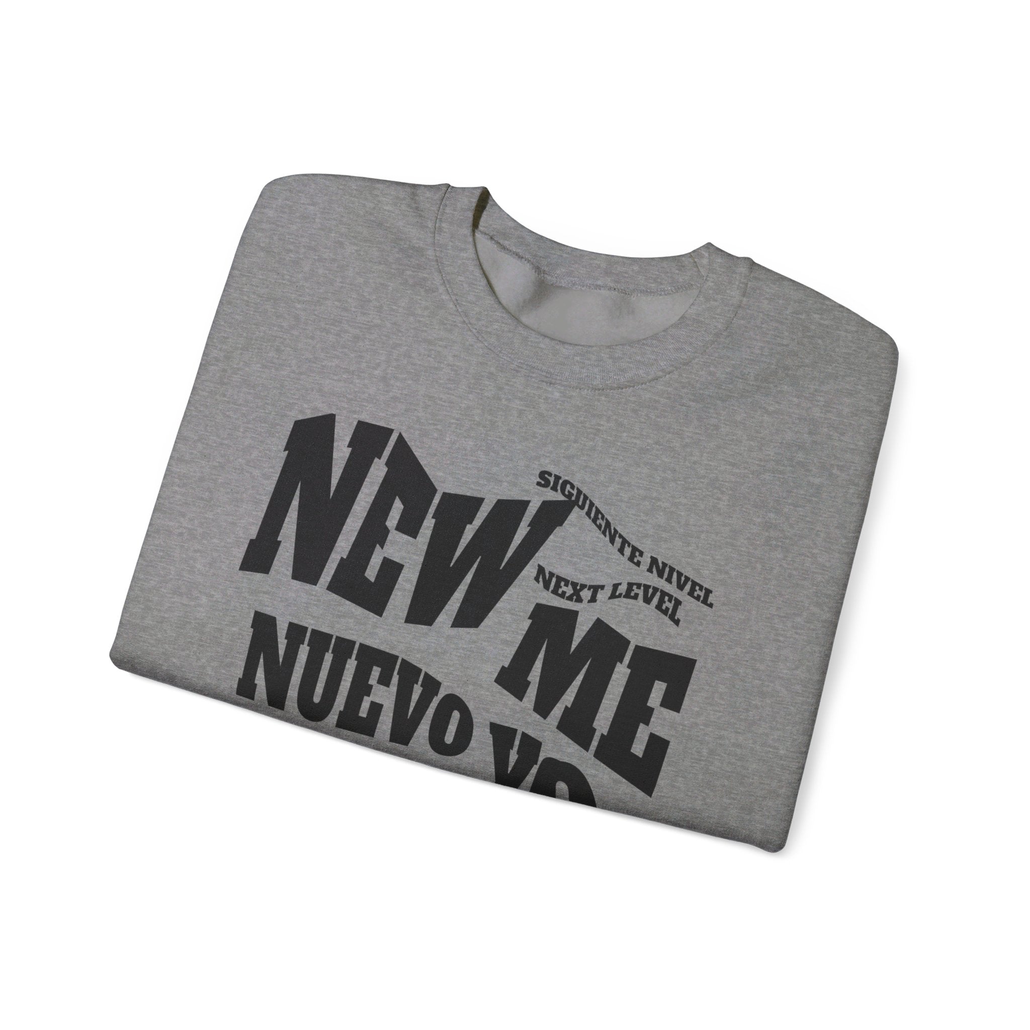 Unisex Heavy Blend™ Crewneck Sweatshirt, good design concept, New Me, Nuevo Yo, Nueva Yo