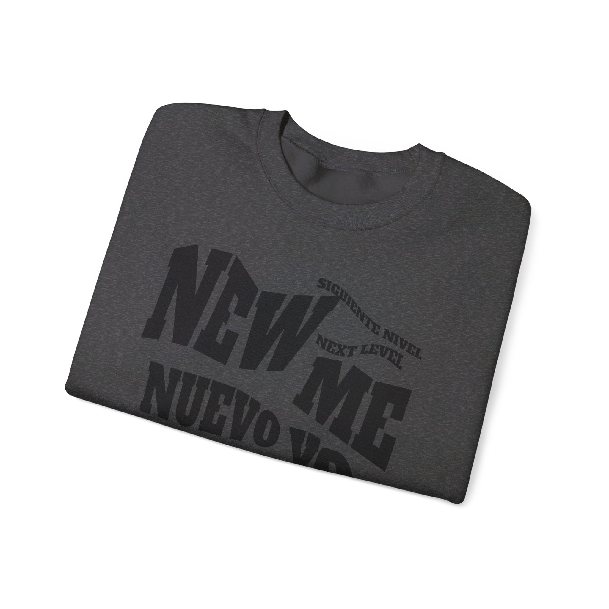 Unisex Heavy Blend™ Crewneck Sweatshirt, good design concept, New Me, Nuevo Yo, Nueva Yo
