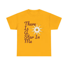 Star Unisex Heavy Cotton Tee  (There Is A Star In Me)