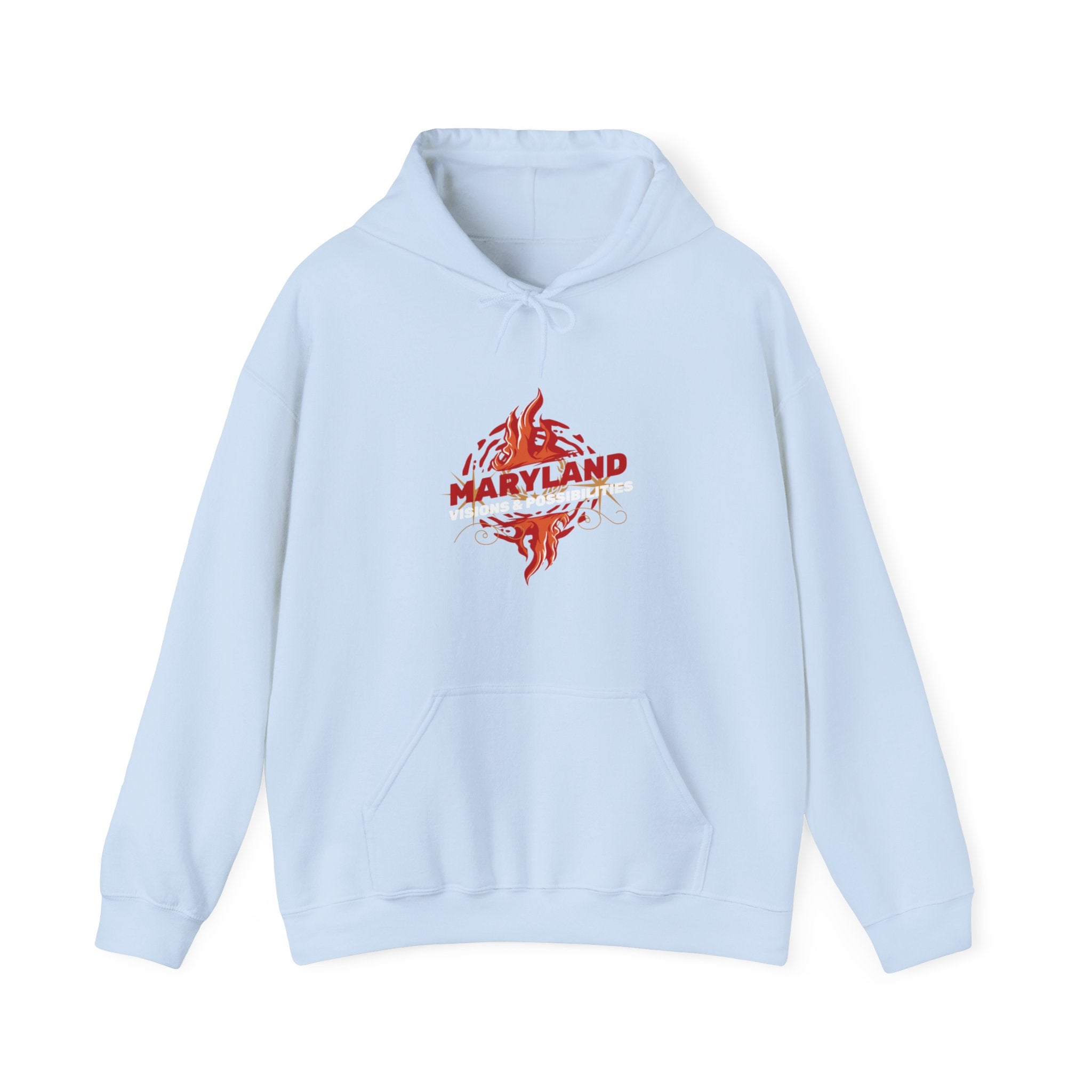 Maryland Unisex Heavy Blend™ Hooded Sweatshirt, Men and women Hoodie (Visions & Possibilities)