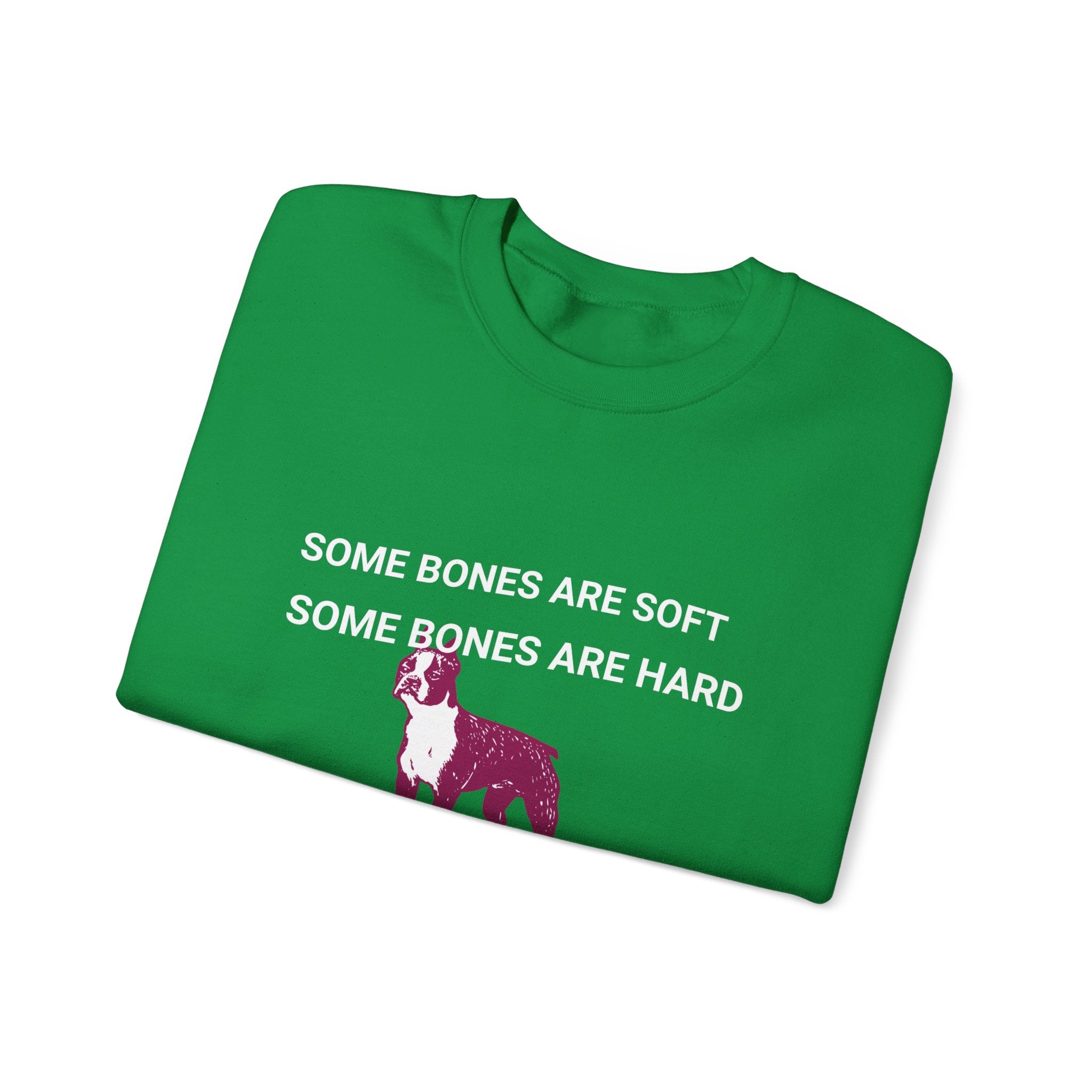 Unisex Heavy Blend™ Crewneck Sweatshirt, Some Bones Are Soft, Some Bones Are Hard......Ask My Dog