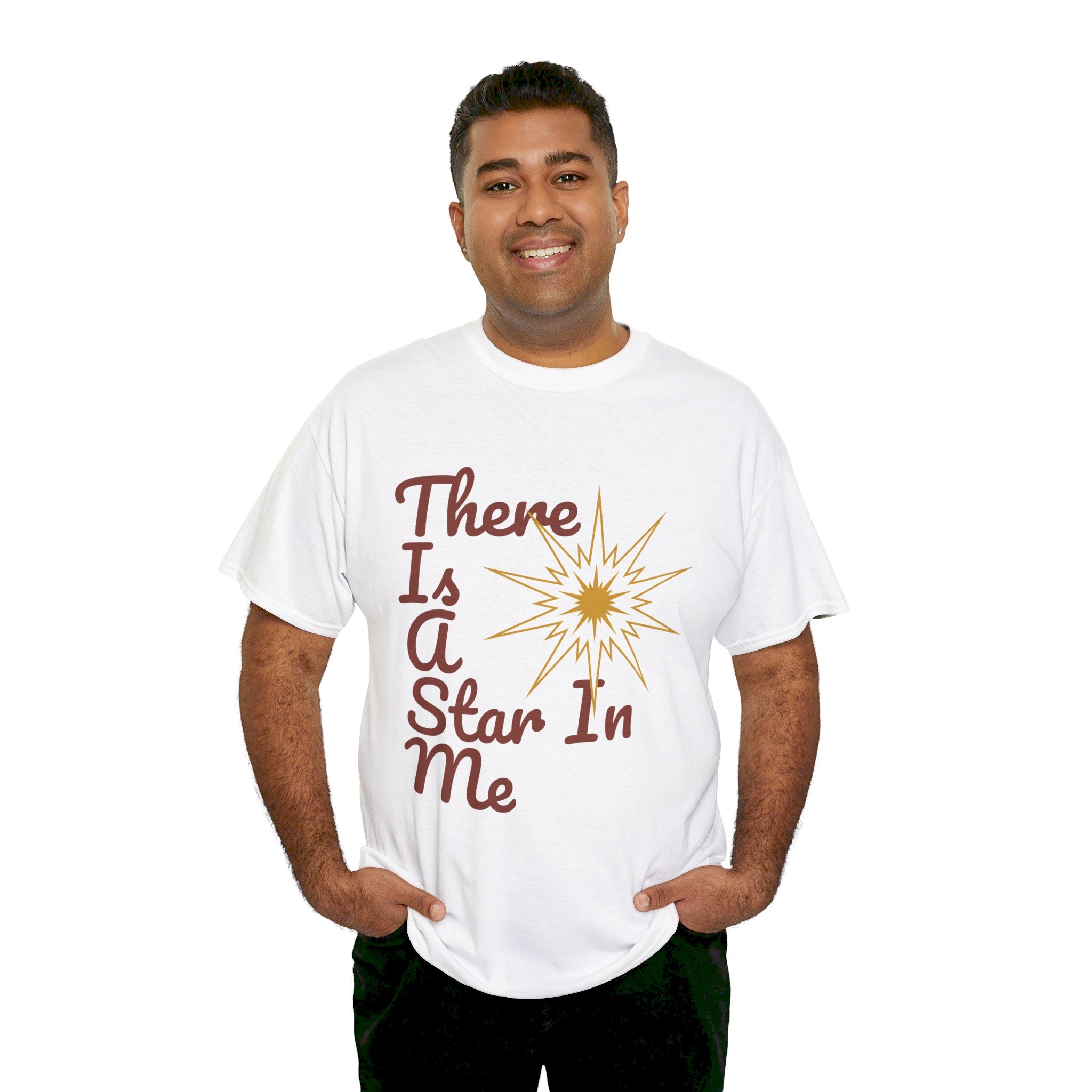 Star Unisex Heavy Cotton Tee  (There Is A Star In Me)