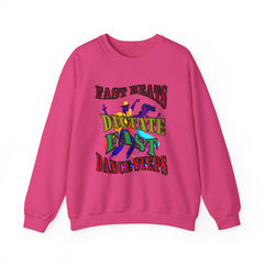 Clean-Cut Syle Unisex Heavy Blend™ Crewneck Sweatshirt (Fast Beats Dictate Fast Dance  Steps)