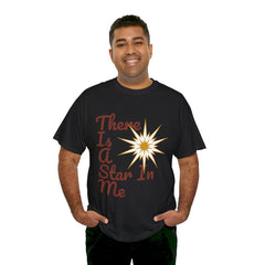 Star Unisex Heavy Cotton Tee  (There Is A Star In Me)