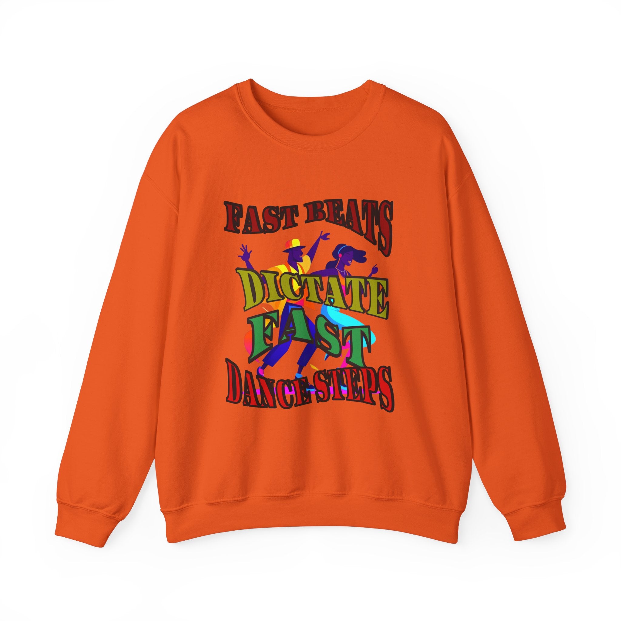 Clean-Cut Syle Unisex Heavy Blend™ Crewneck Sweatshirt (Fast Beats Dictate Fast Dance  Steps)
