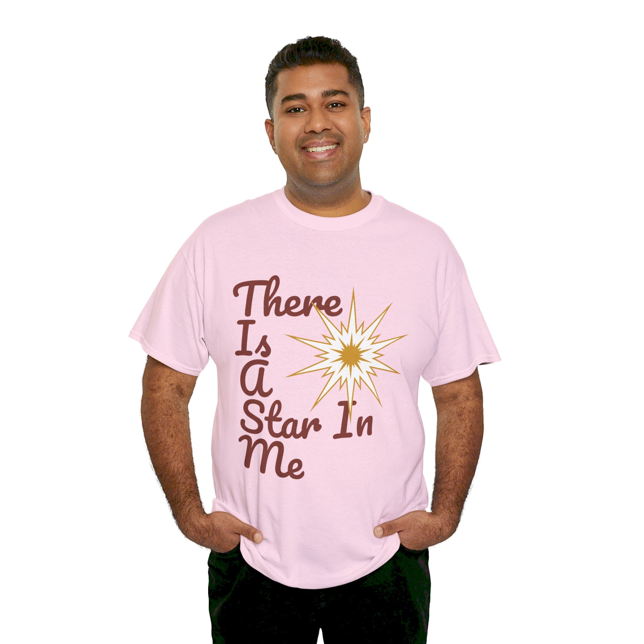 Star Unisex Heavy Cotton Tee  (There Is A Star In Me)