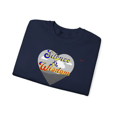 Silence & Wisdom Design Unisex Heavy Blend™ Crewneck Sweatshirt, Pleasantly Comfortable