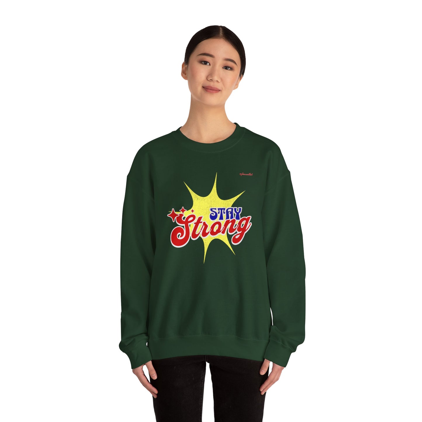 Stay Strong Unisex Heavy Blend™ Crewneck Sweatshirt