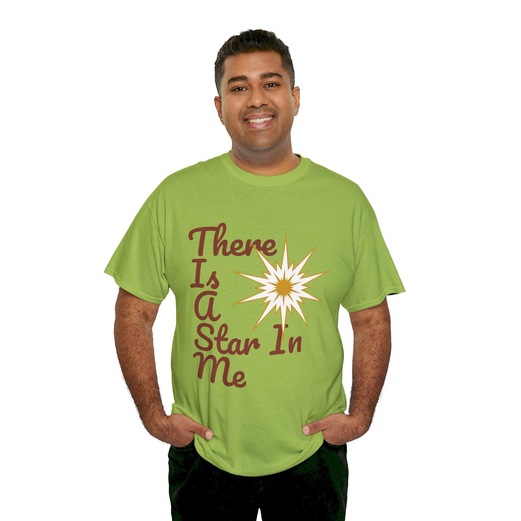 Star Unisex Heavy Cotton Tee  (There Is A Star In Me)