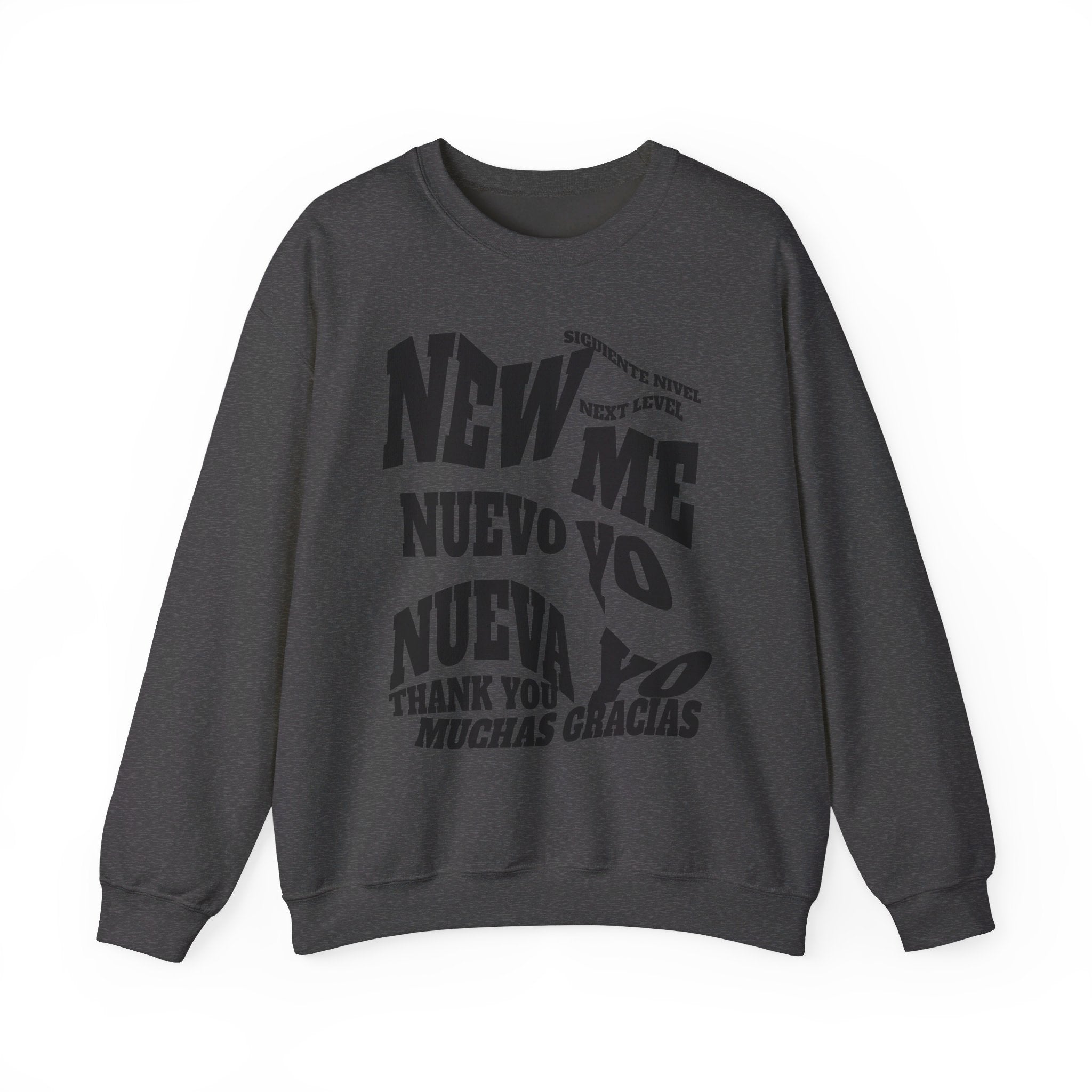 Unisex Heavy Blend™ Crewneck Sweatshirt, good design concept, New Me, Nuevo Yo, Nueva Yo