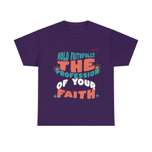 Faith-Pro Unisex Heavy Cotton Tee, Men and Women Design T-Shirt