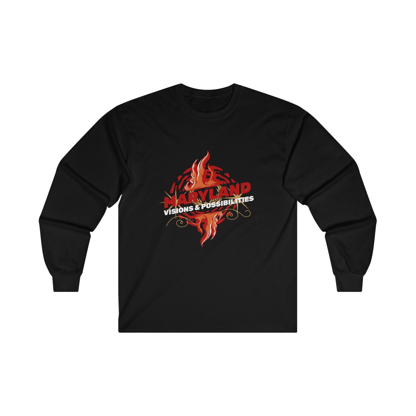 Maryland Unisex Ultra Cotton Long Sleeve Tee, maryland Men and Women Wear, Visions & Possibilities