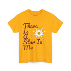 Star Unisex Heavy Cotton Tee  (There Is A Star In Me)
