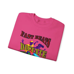 Clean-Cut Syle Unisex Heavy Blend™ Crewneck Sweatshirt (Fast Beats Dictate Fast Dance  Steps)