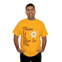 Star Unisex Heavy Cotton Tee  (There Is A Star In Me)