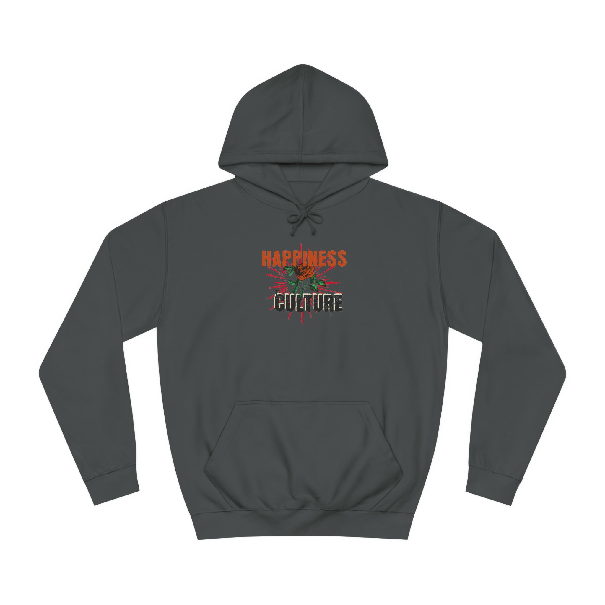 Unisex College Hoodie, Excellent Design, Happiness Culture