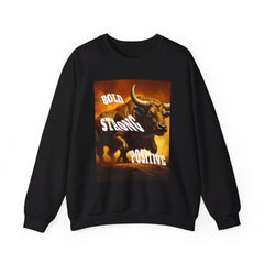 Great designed Crewneck Sweatshirt, Unisex Heavy Blend™ , Bold, Strong, Positive design