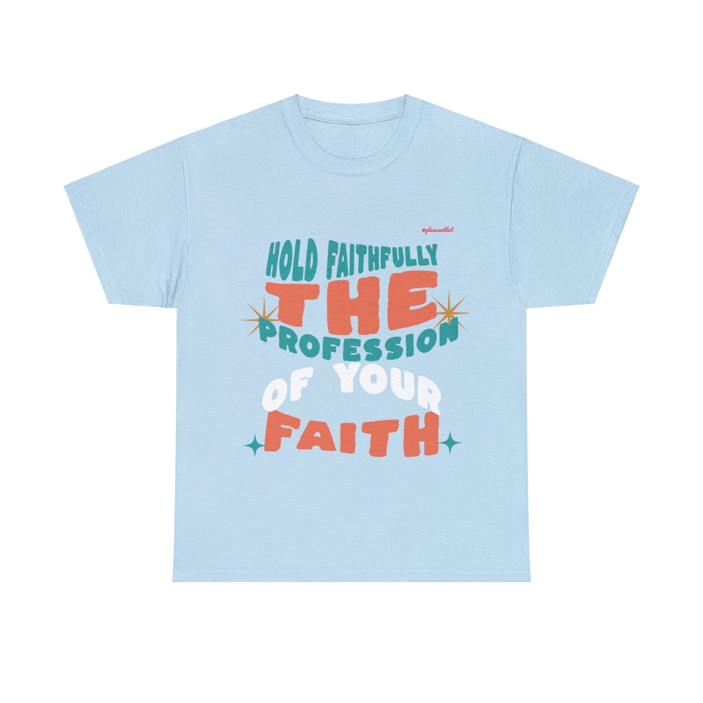 Faith-Pro Unisex Heavy Cotton Tee, Men and Women Design T-Shirt