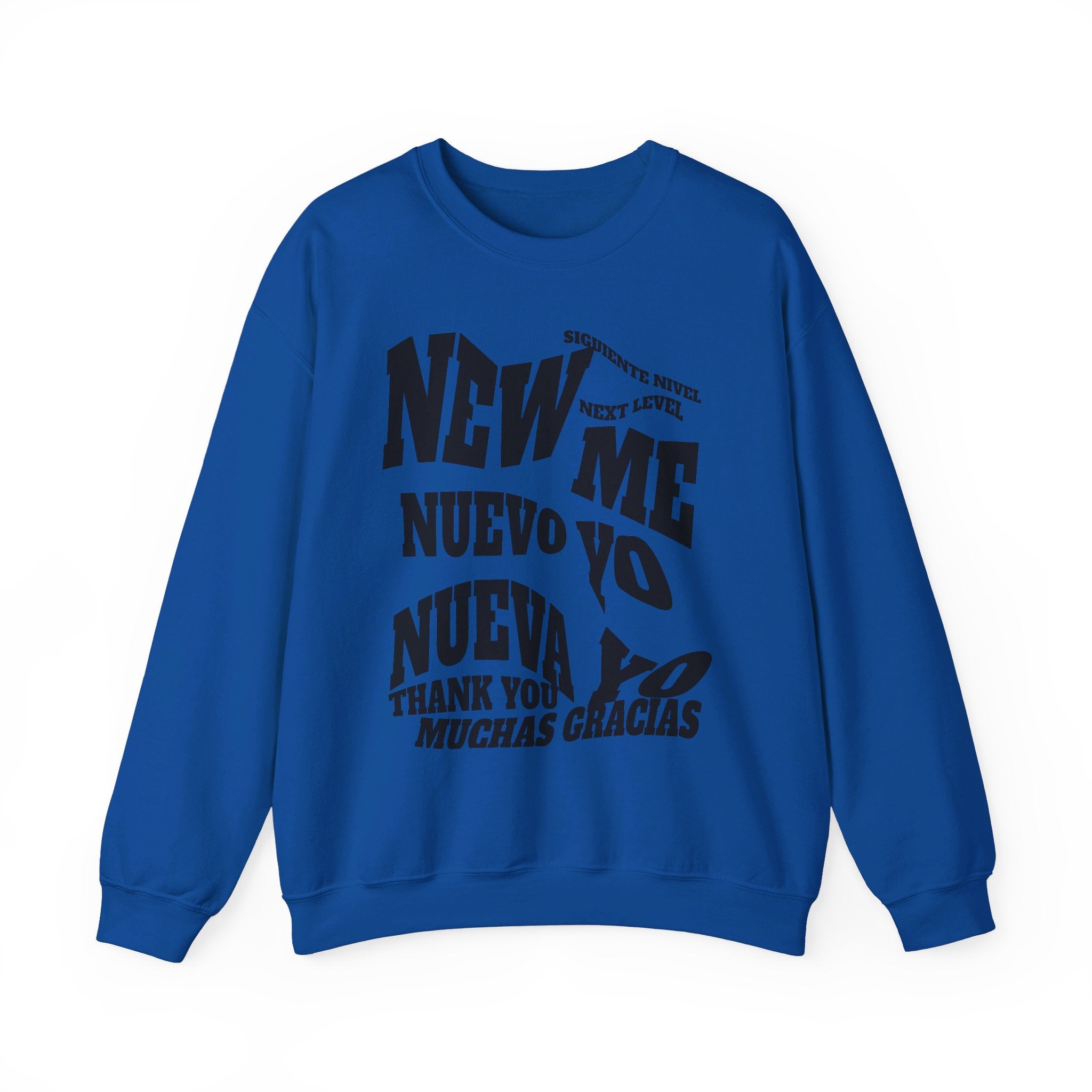 Unisex Heavy Blend™ Crewneck Sweatshirt, good design concept, New Me, Nuevo Yo, Nueva Yo