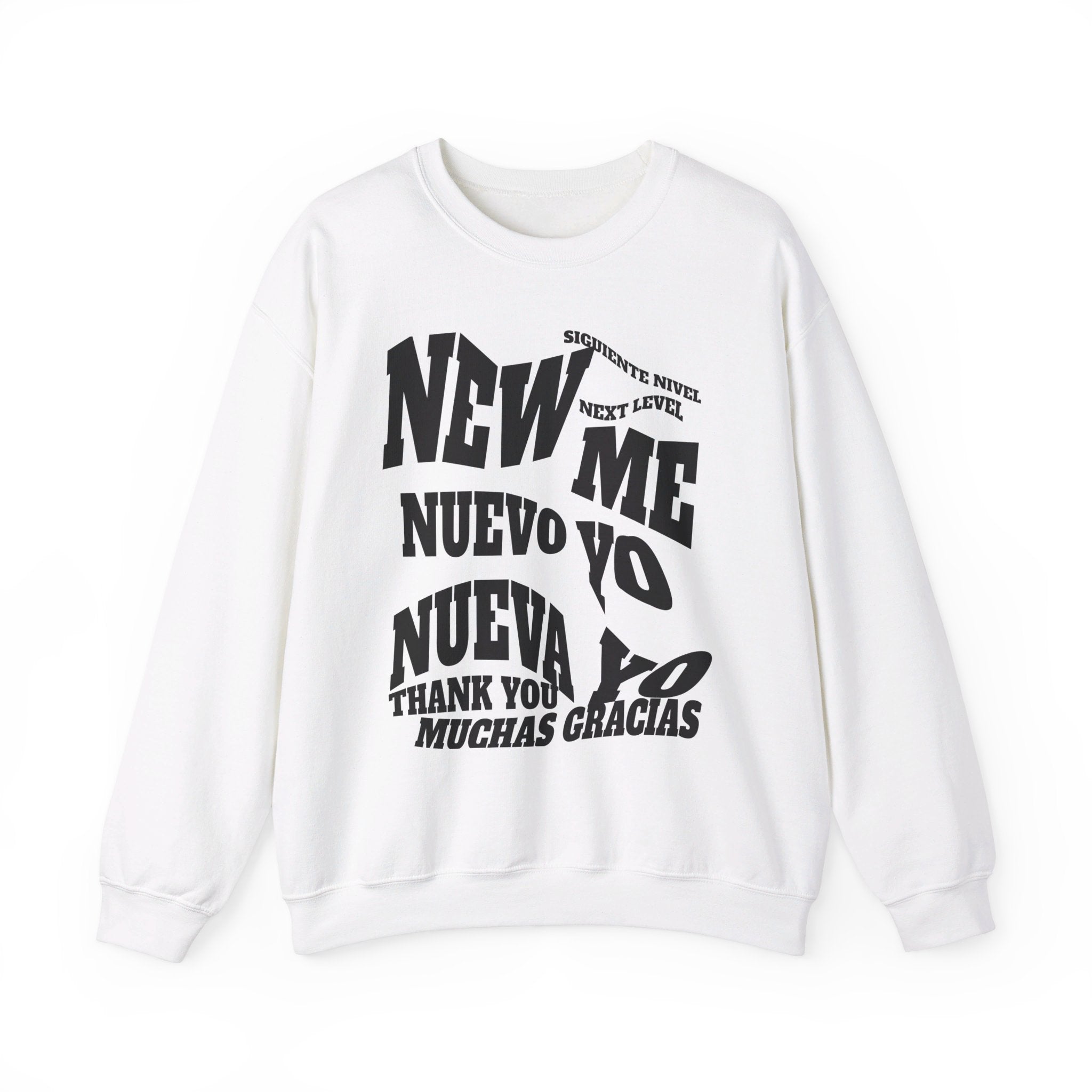 Unisex Heavy Blend™ Crewneck Sweatshirt, good design concept, New Me, Nuevo Yo, Nueva Yo