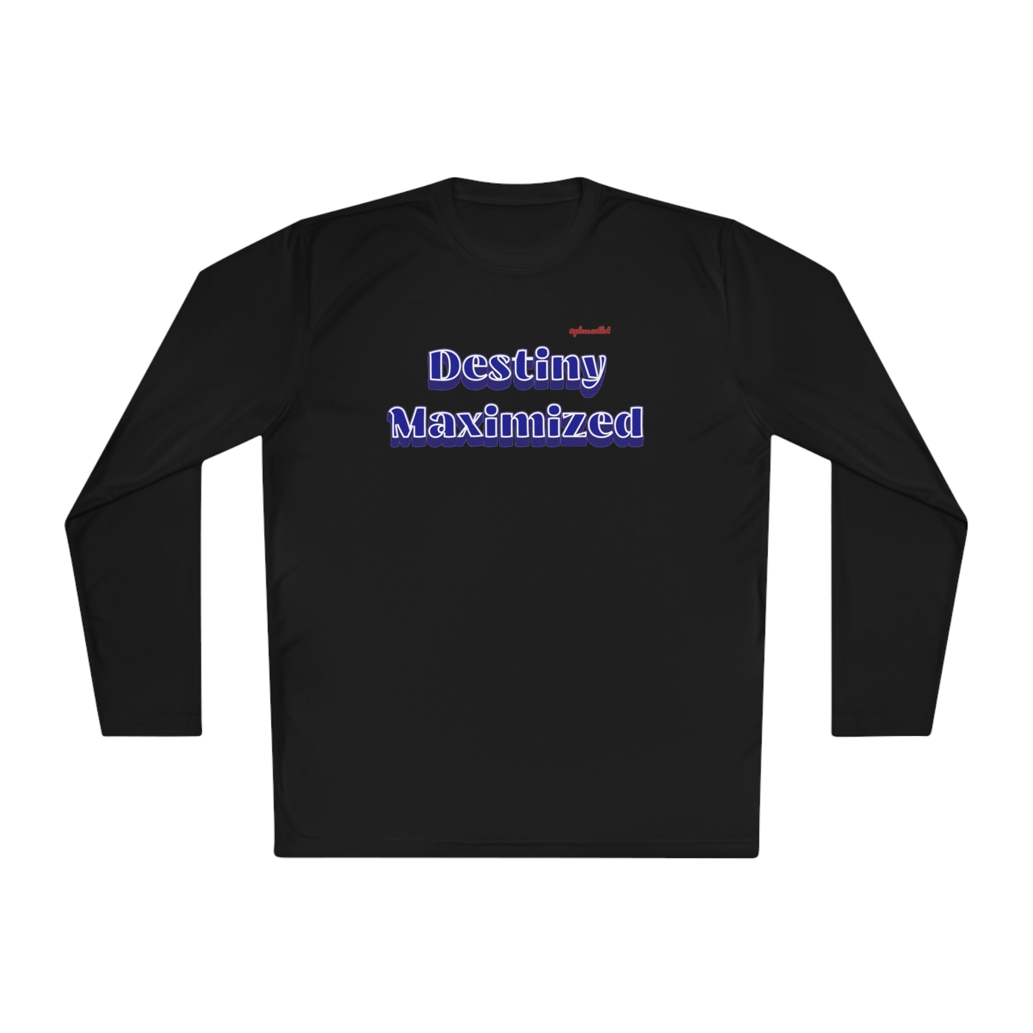 Unisex Lightweight Long Sleeve Tee, activewear, everydaywear, moisture-wicking, ultraviolet protection, (Destiny Maximized)