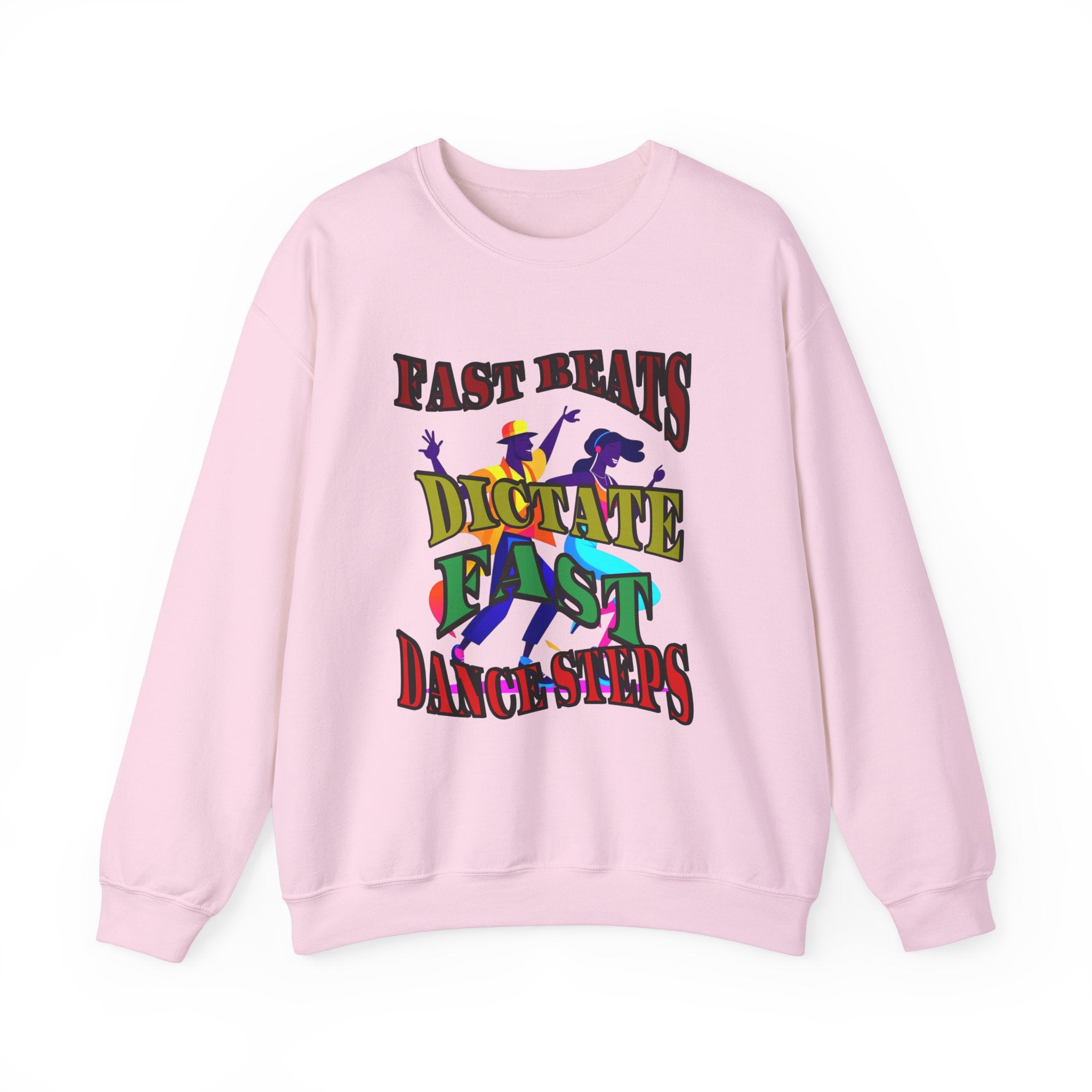 Clean-Cut Syle Unisex Heavy Blend™ Crewneck Sweatshirt (Fast Beats Dictate Fast Dance  Steps)