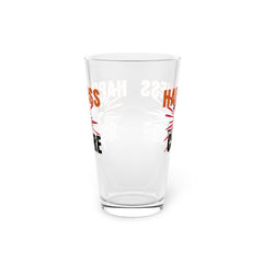 Printed Pint Glass, 16oz, Happiness Culture