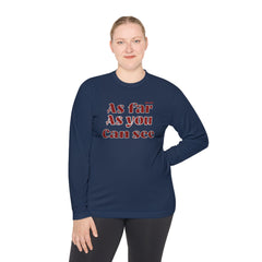 Unisex Lightweight Long Sleeve Tee(As Far As You Can See)