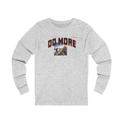 Long sleeve t-shirt with graghic inscription, DO MORE