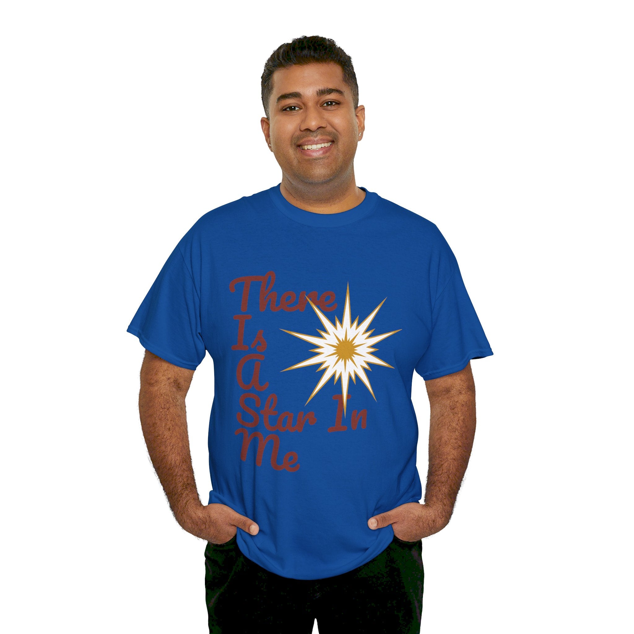 Star Unisex Heavy Cotton Tee  (There Is A Star In Me)